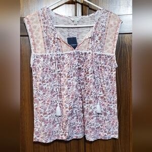 Lucky Brand Sleeveless Top Sz S